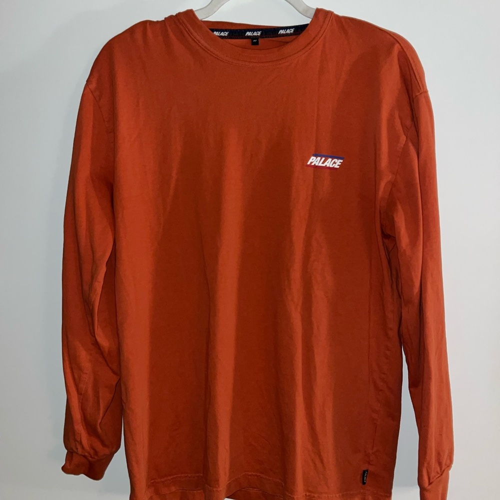 PALACE Men's Vibrant Orange Long Sleeve Tee